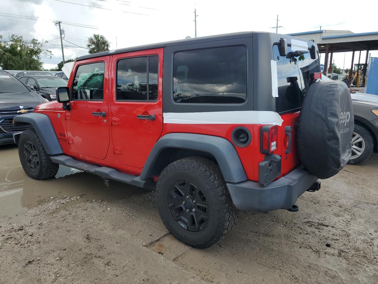 2018 Jeep Wrangler VIN 1C4BJWDG6JL891167 Copart auction photo, water/flood damage thumbnail 2