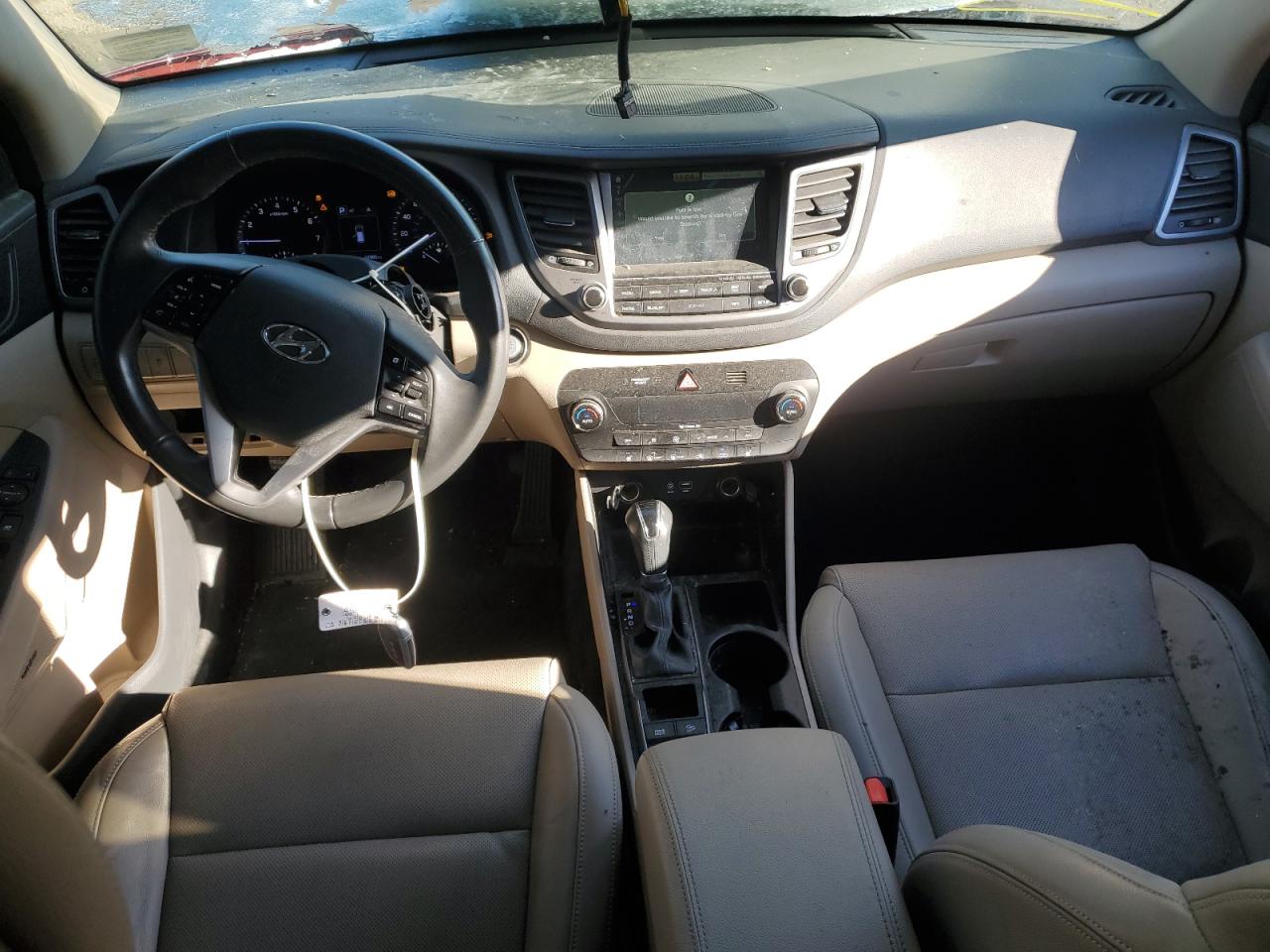 2017 Hyundai Tucson VIN KM8J3CA49HU550568 Copart auction photo, vandalism damage thumbnail 8