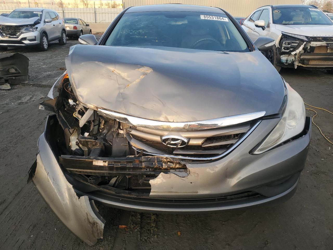 2014 Hyundai Sonata VIN 5NPEB4AC4EH936231 Copart auction photo, front end damage thumbnail 5