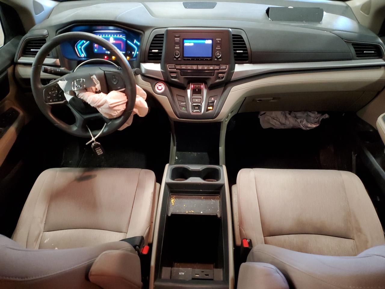 2018 Honda Odyssey VIN 5FNRL6H26JB026483 Copart auction photo, front end / side damage thumbnail 8