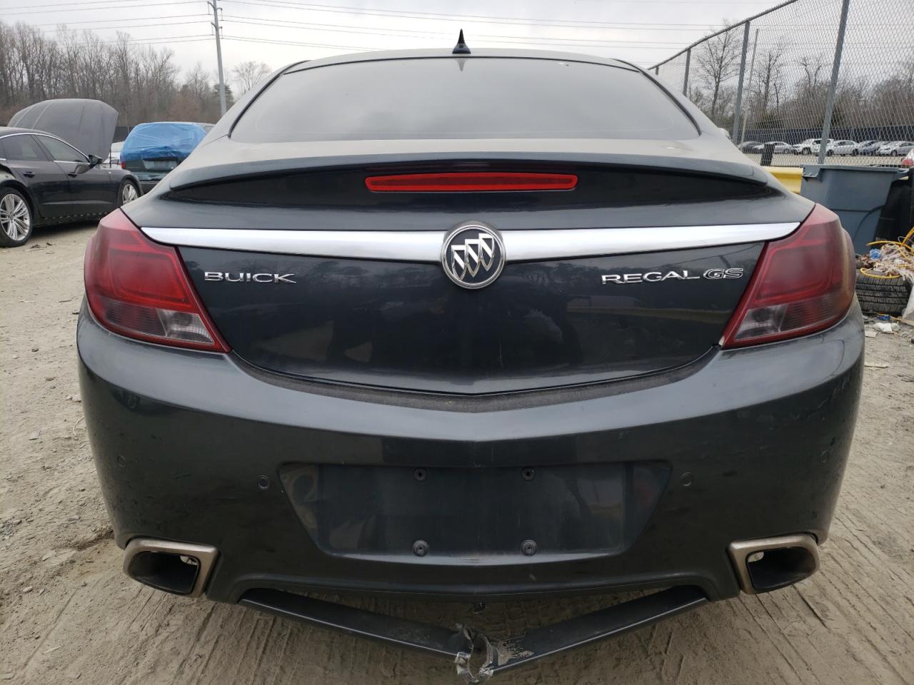 2012 Buick Regal VIN 2G4GV5GV2C9204559 Copart auction photo, front end / rear end damage thumbnail 6