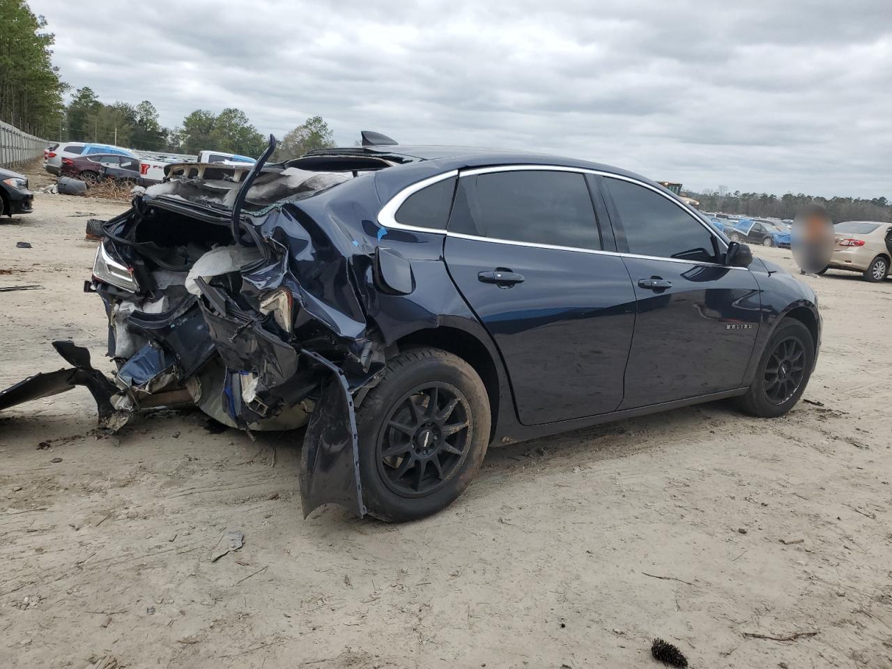 2018 Chevrolet Malibu VIN 1G1ZB5ST0JF169478 Copart auction photo, rear end damage thumbnail 3