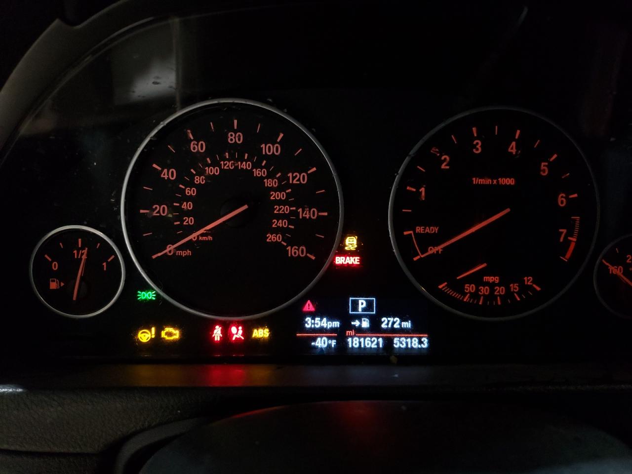 2015 BMW 3er VIN WBA3B1C53FP681398 Copart auction photo, front end / undercarriage damage thumbnail 9