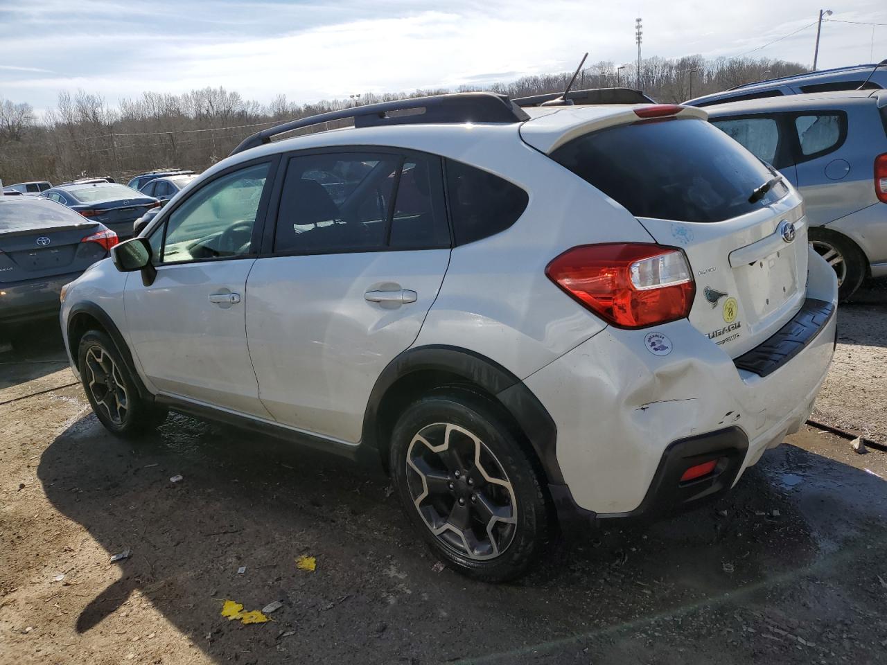 2015 Subaru XV VIN JF2GPAFC1F8245886 Copart auction photo, front end / side damage thumbnail 2