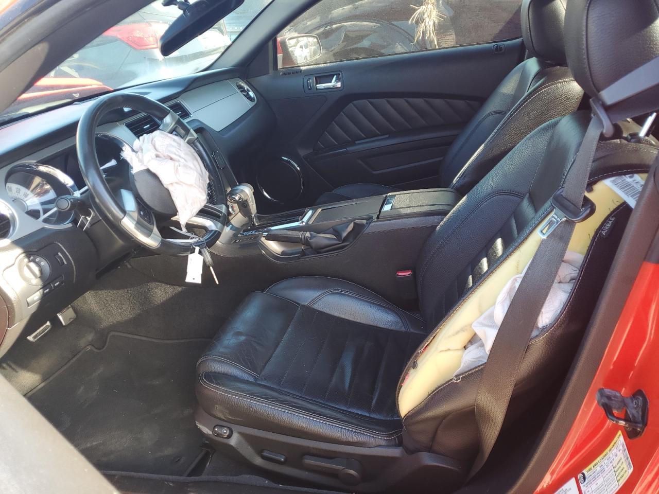 2011 Ford Mustang VIN 1ZVBP8CF1B5133422 Copart auction photo, front end / mechanical damage thumbnail 7