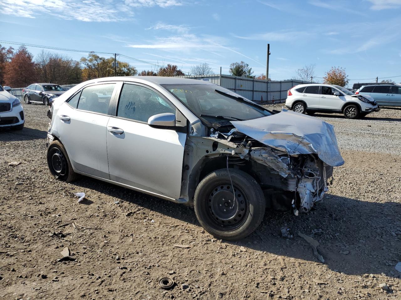 2014 Toyota Corolla VIN 2T1BURHE7EC165624 Copart auction photo, front end / rear end damage thumbnail 4