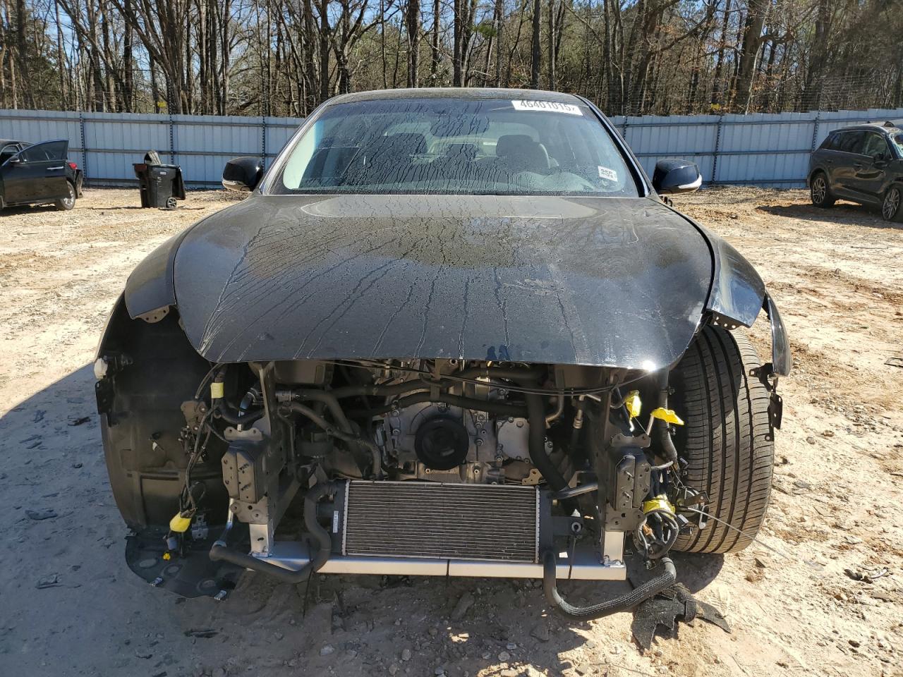 2017 Infiniti Q70 VIN JN1EY1AP3HM790014 Copart auction photo, front end / side damage thumbnail 5