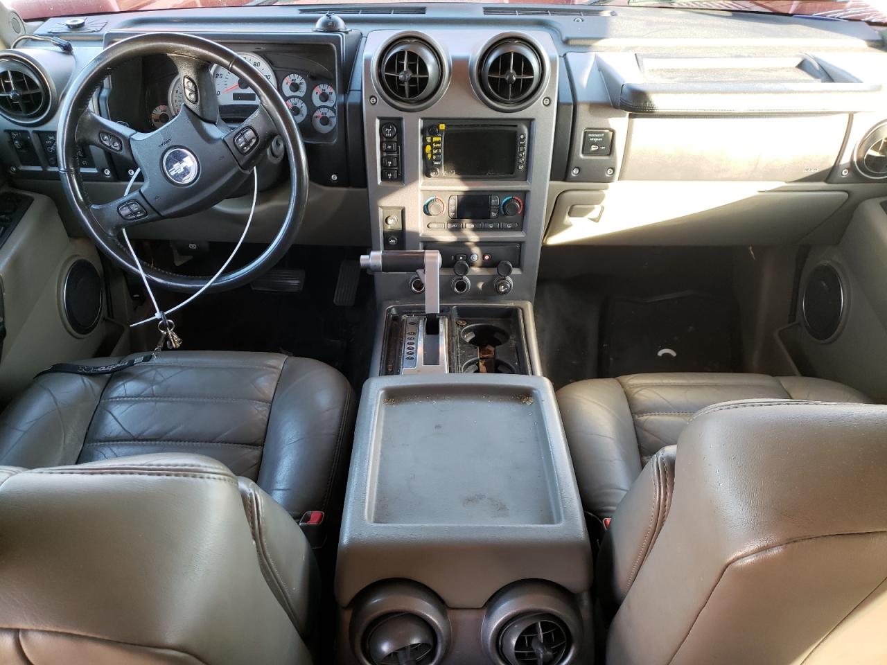 2004 Hummer H2 VIN 5GRGN23U24H101928 Copart auction photo, front end damage thumbnail 8