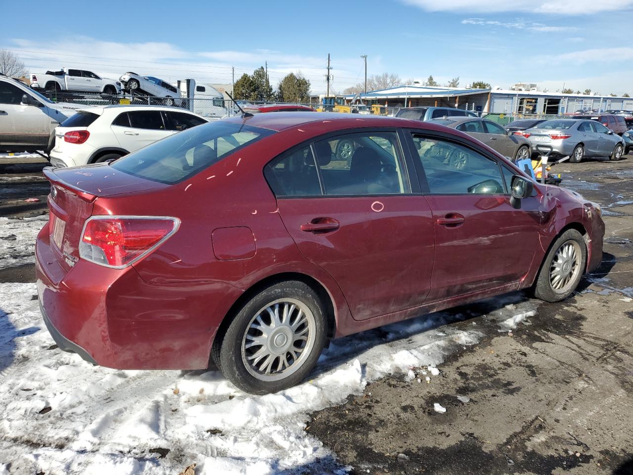 2015 Subaru Impreza VIN JF1GJAA60FH015778 Copart auction photo, side / front end damage thumbnail 3