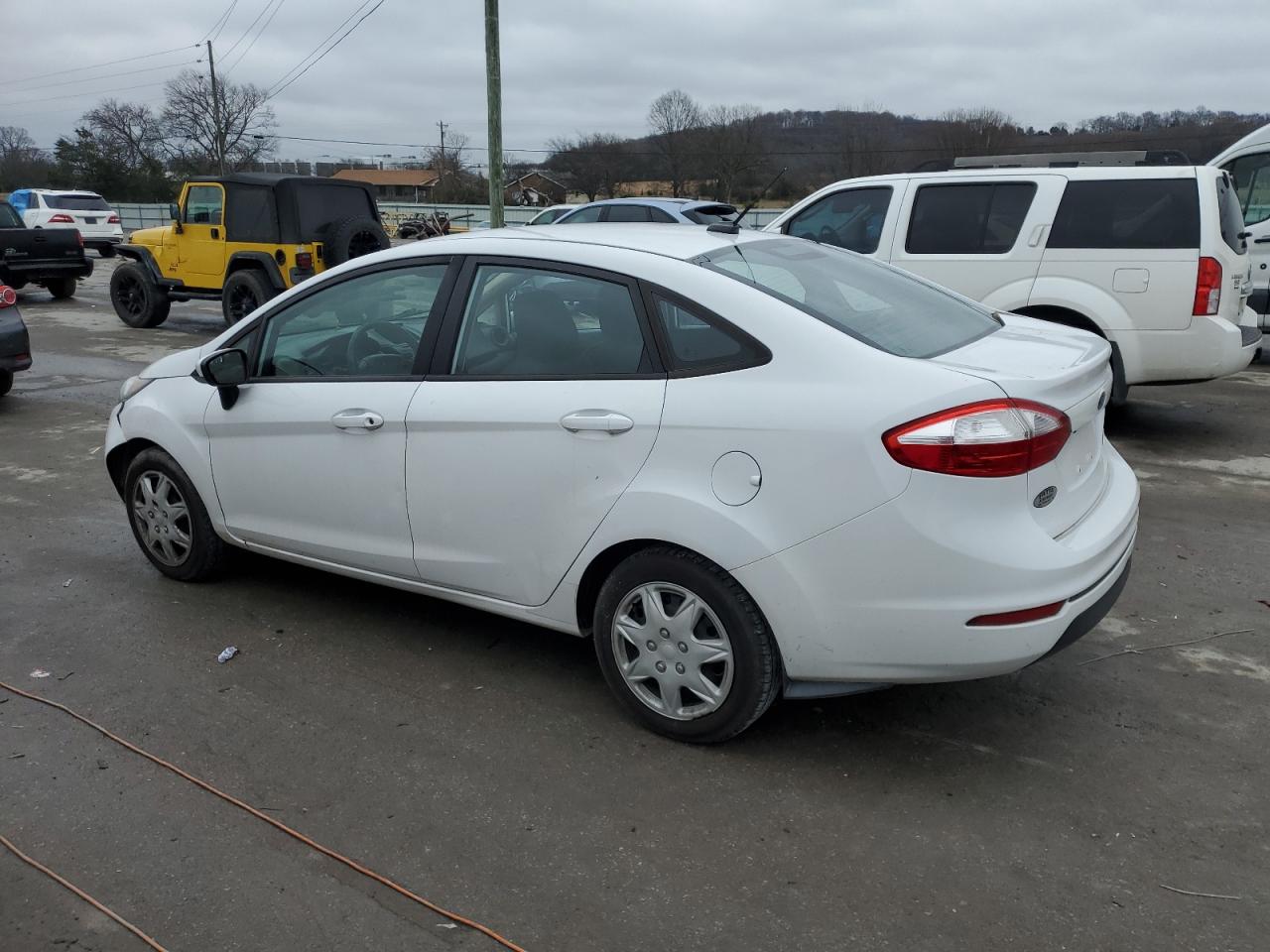 2014 Ford Fiesta VIN 3FADP4AJ7EM189090 Copart auction photo, all over damage thumbnail 2