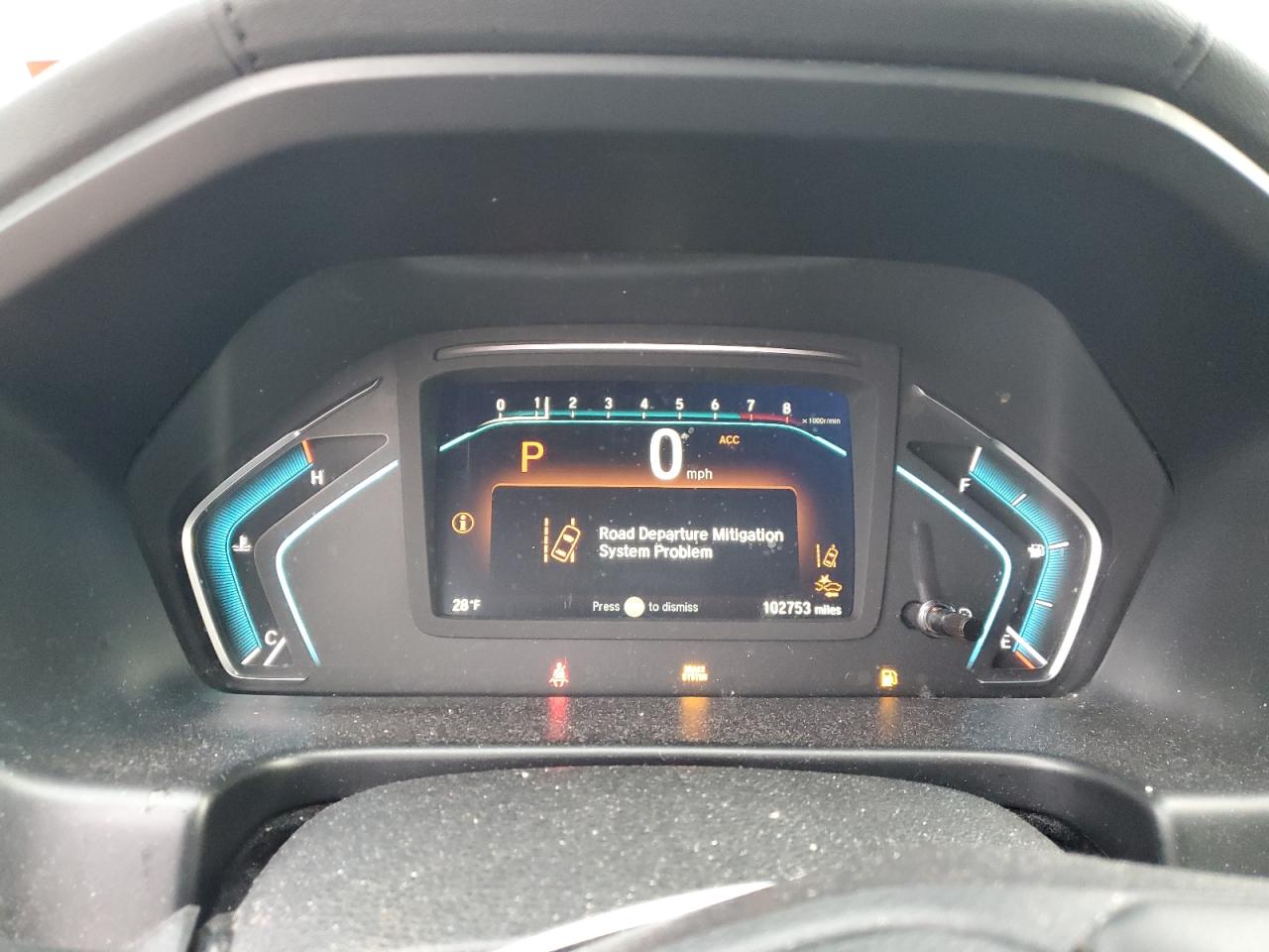 2019 Honda Odyssey VIN 5FNRL6H73KB095225 Copart auction photo, front end damage thumbnail 9