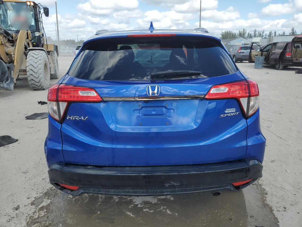2022 Honda HR-V VIN 3CZRU5H1XNM727148 Copart auction photo, front end / rear end damage thumbnail 6