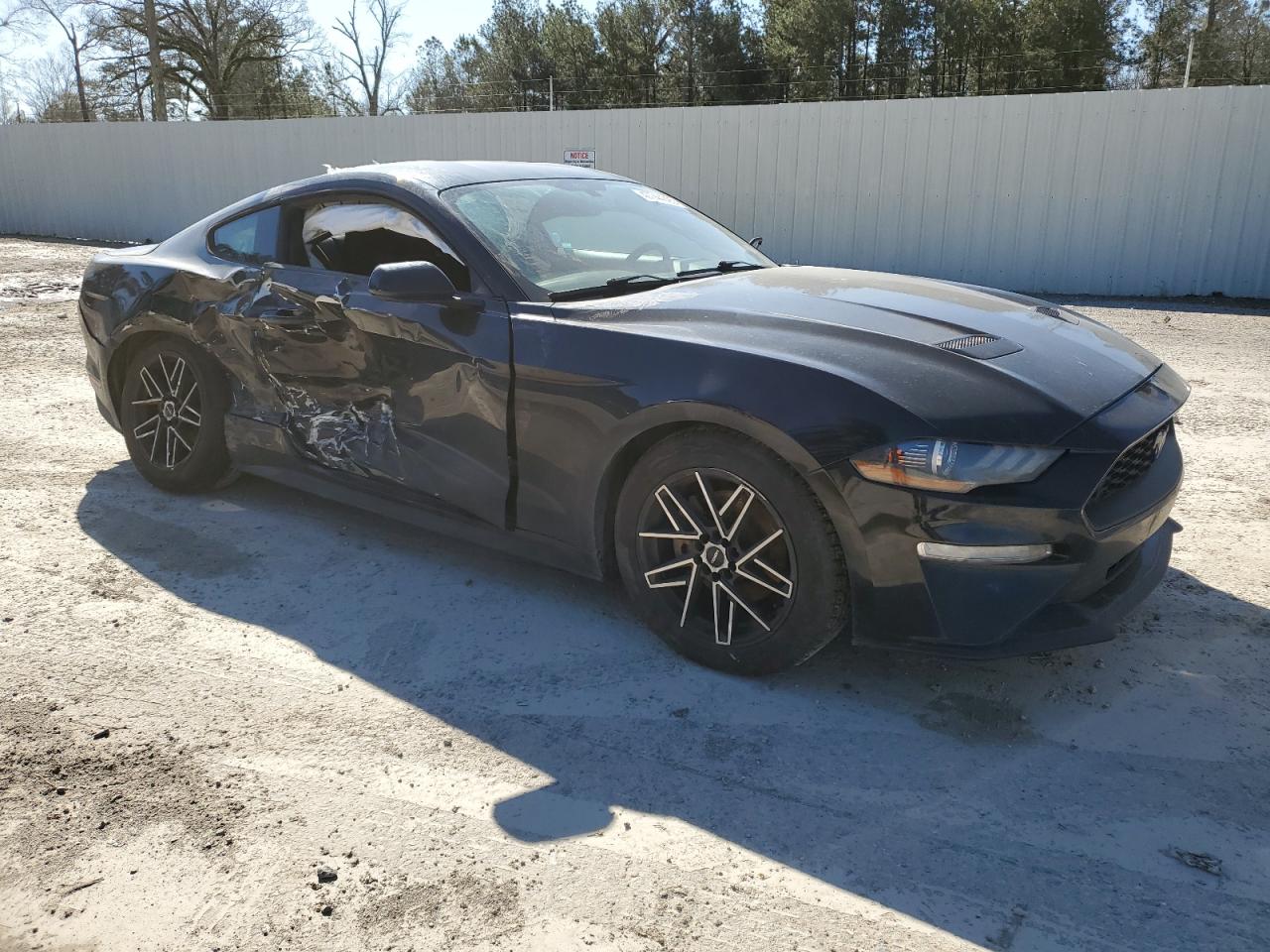 2018 Ford Mustang VIN 1FA6P8TH3J5158915 Copart auction photo, side damage thumbnail 4