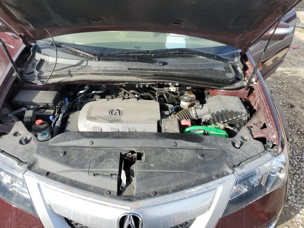 2012 Acura MDX VIN 2HNYD2H85CH547420 Copart auction photo, side damage thumbnail 12