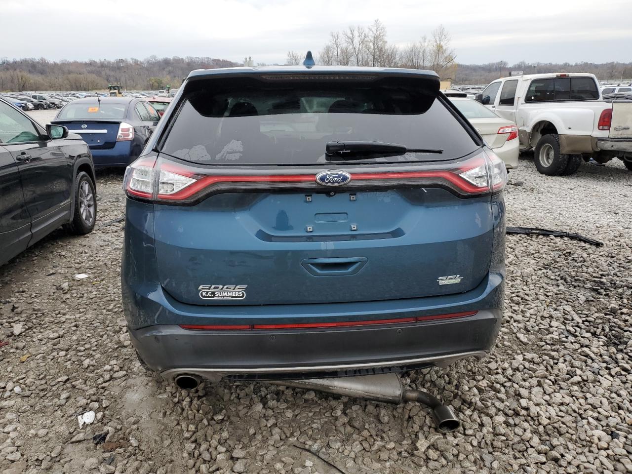 2016 Ford Edge VIN 2FMPK3J99GBB99321 Copart auction photo, side damage thumbnail 6
