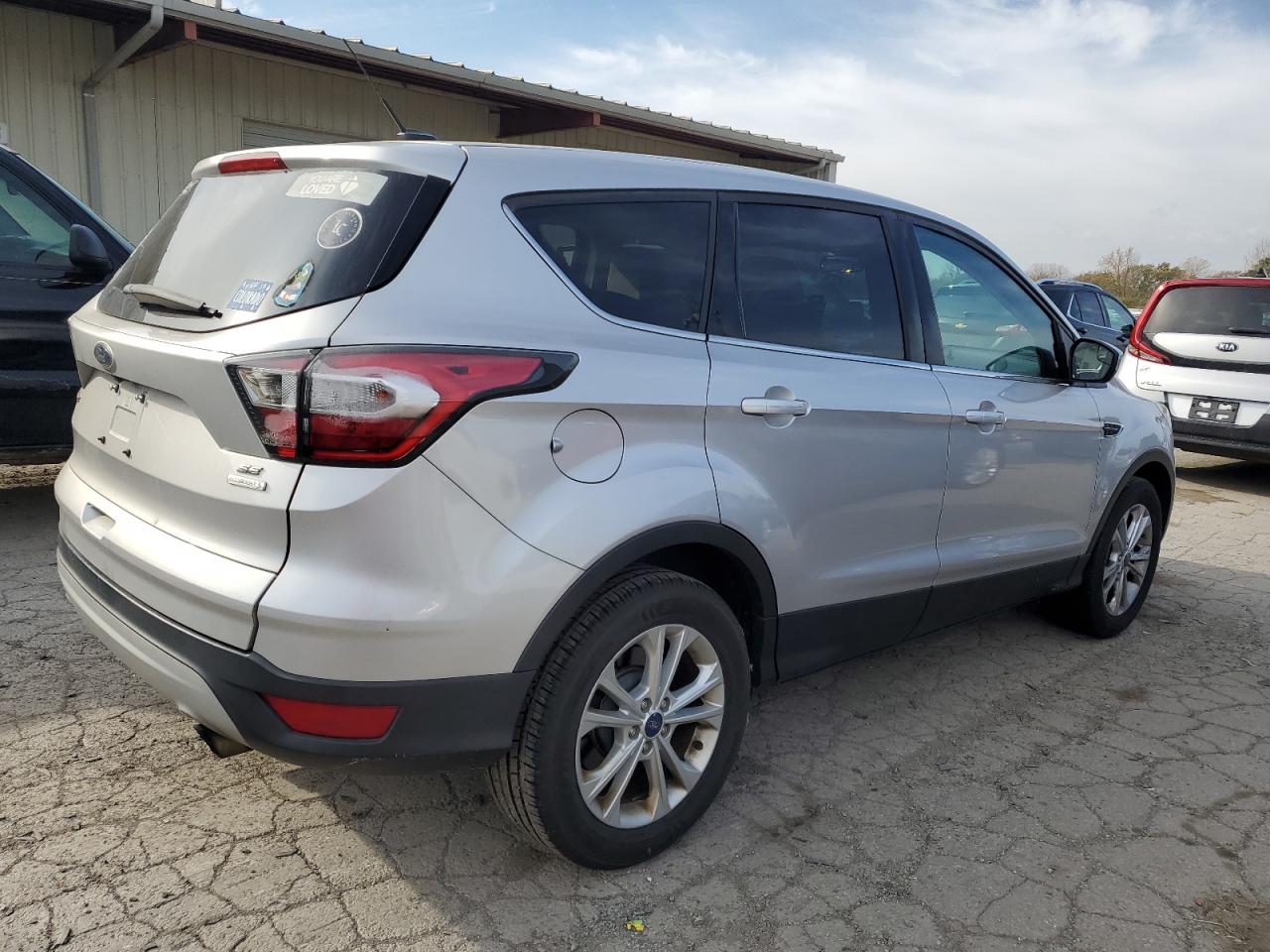 2017 Ford Escape VIN 1FMCU0GD9HUB03265 Copart auction photo, front end / undercarriage damage thumbnail 3