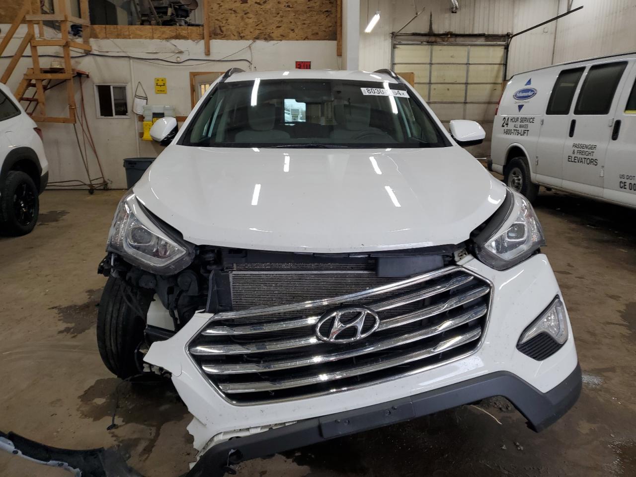 2016 Hyundai Santa Fe VIN KM8SMDHF0GU148080 Copart auction photo, all over / hail damage thumbnail 5