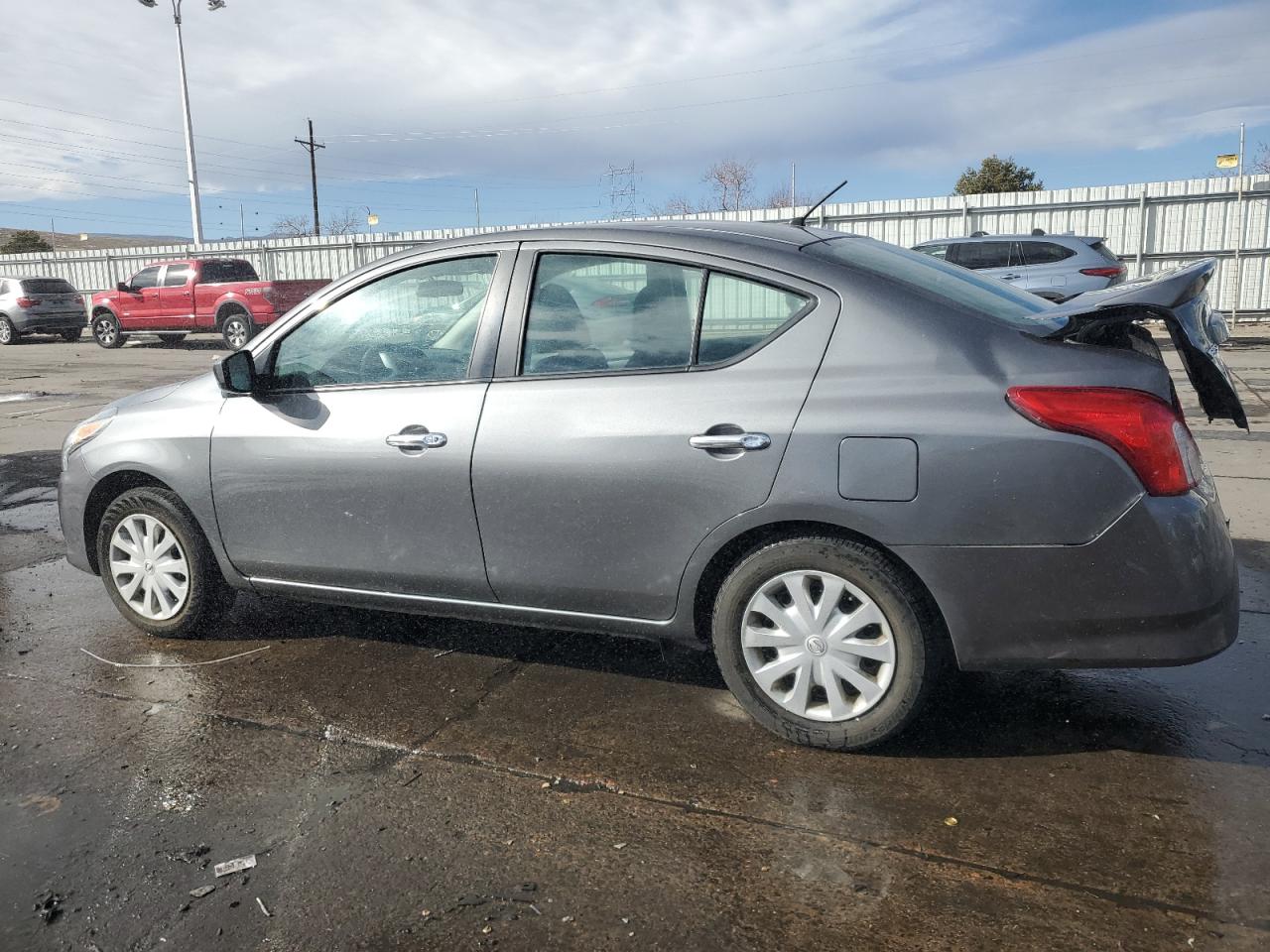2016 Nissan Versa VIN 3N1CN7AP5GL820786 Copart auction photo, rear end / side damage thumbnail 2