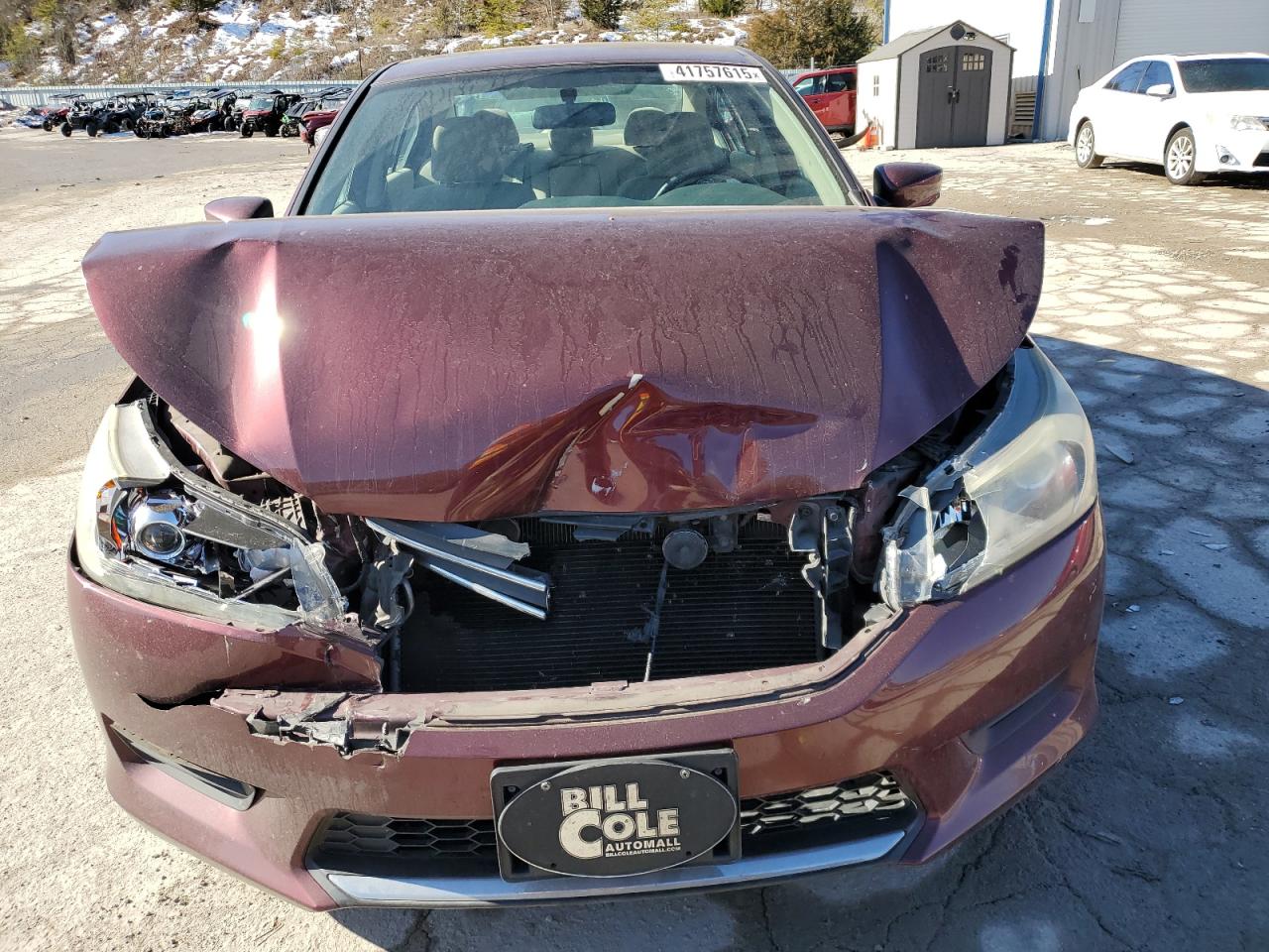 2013 Honda Accord VIN 1HGCR2F35DA225807 Copart auction photo, front end / side damage thumbnail 5
