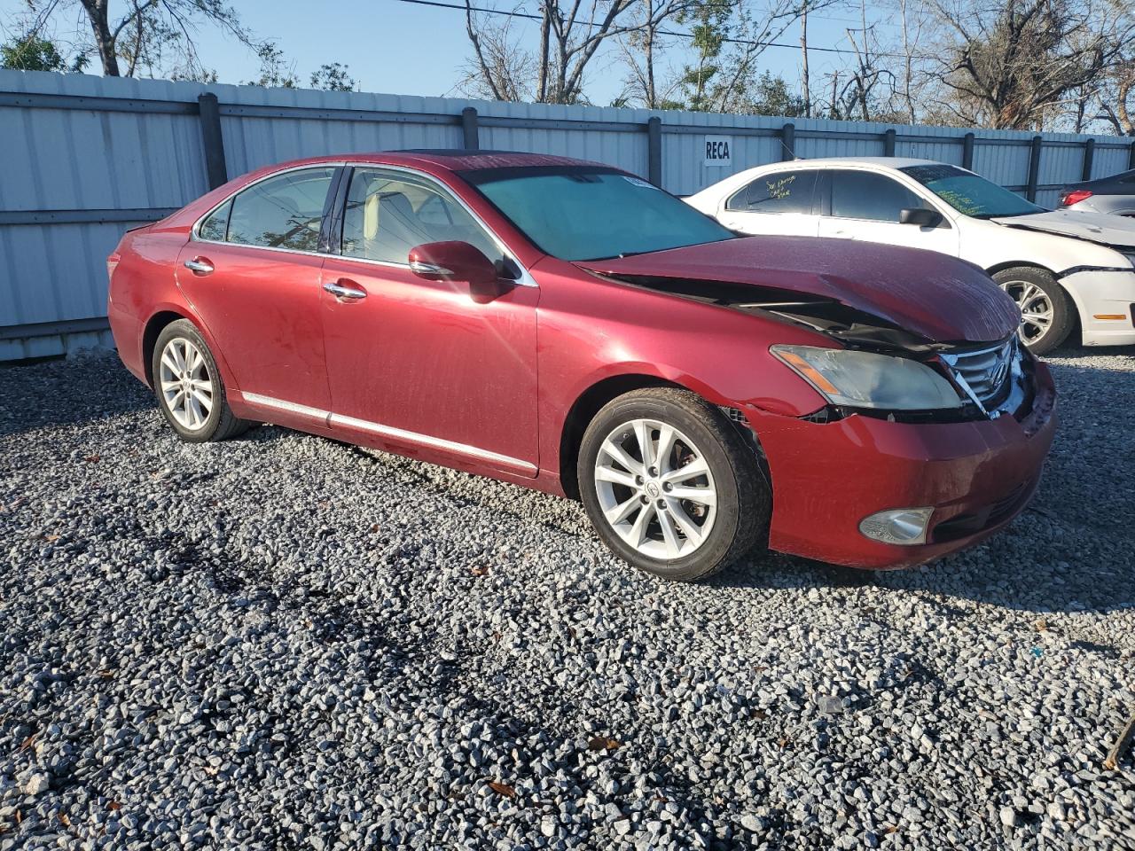 2012 Lexus ES VIN JTHBK1EG5C2493888 Copart auction photo, front end damage thumbnail 4