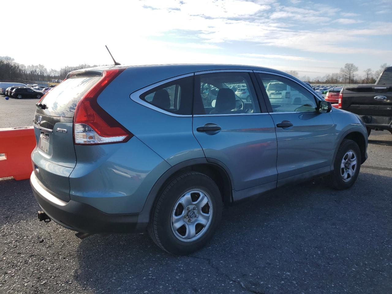 2014 Honda CR-V VIN 2HKRM4H34EH633127 Copart auction photo, undercarriage damage thumbnail 3