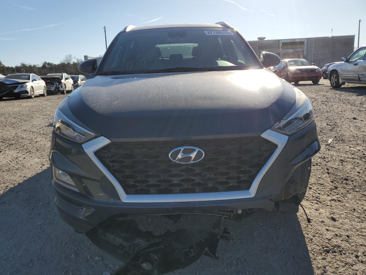 2020 Hyundai Tucson VIN KM8J33AL2LU132966 Copart auction photo, front end damage thumbnail 5