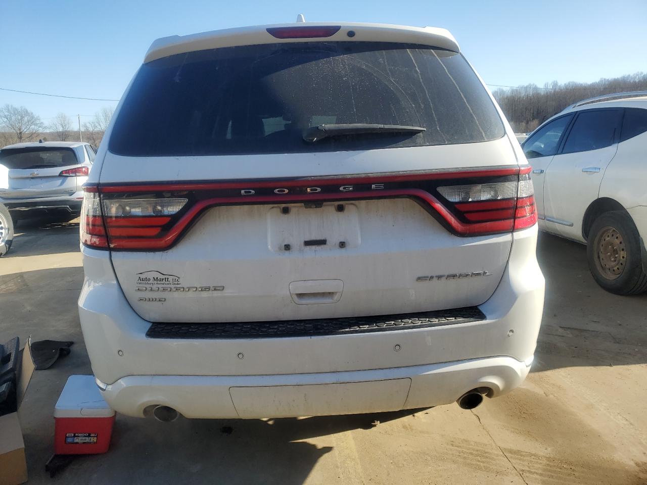 2017 Dodge Durango VIN 1C4RDJEG6HC848157 Copart auction photo, front end damage thumbnail 6