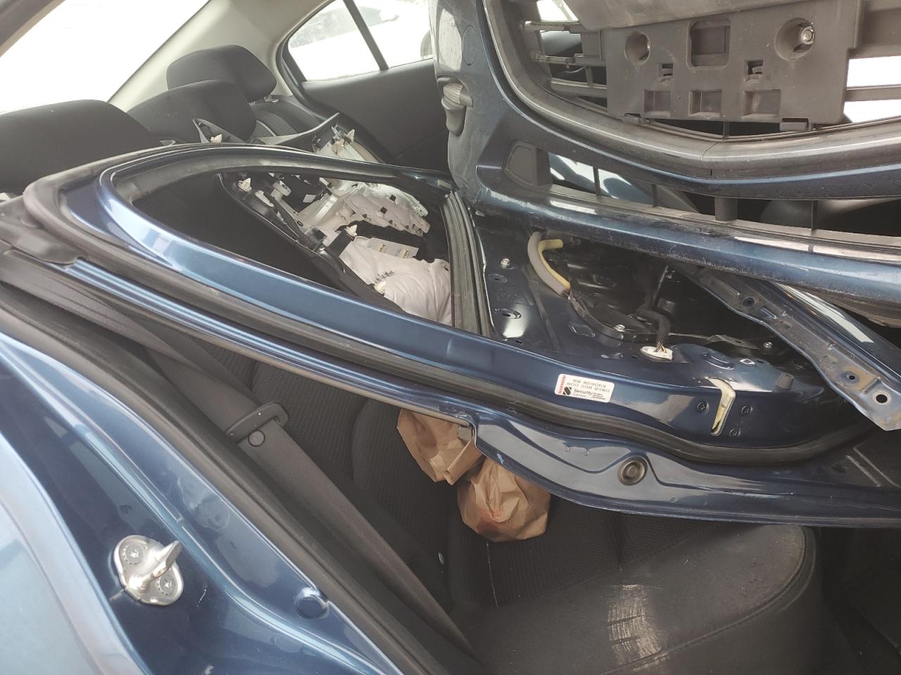 2018 Mazda 3 VIN 3MZBN1U77JM261757 Copart auction photo, front end / side damage thumbnail 10