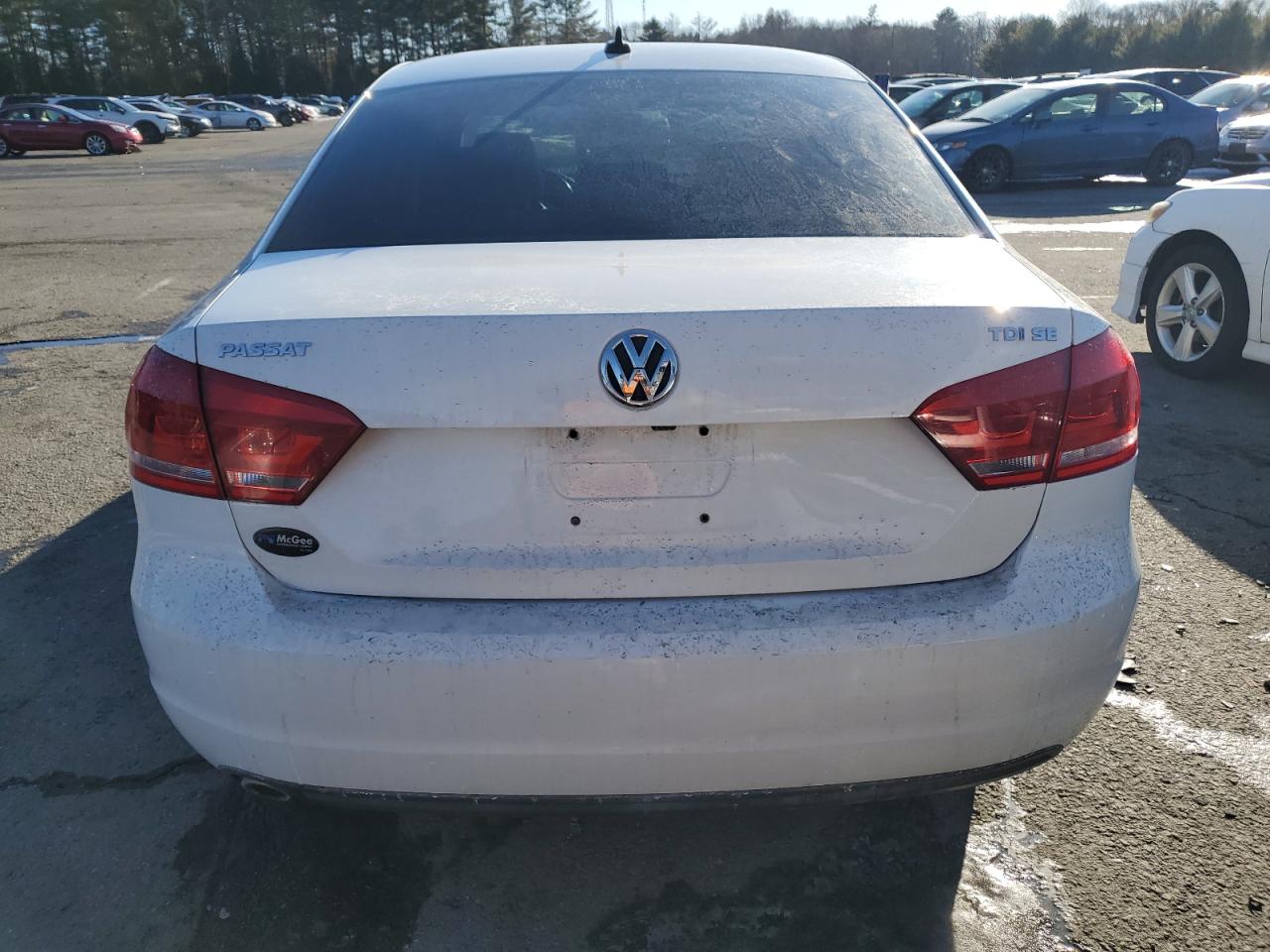 2014 Volkswagen Passat VIN 1VWBN7A39EC043959 Copart auction photo, burn - engine / undercarriage damage thumbnail 6