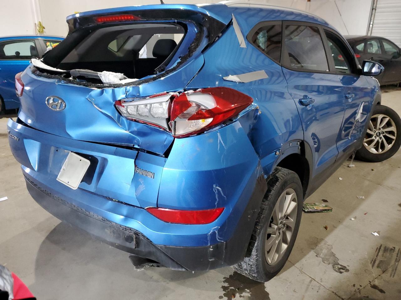 2016 Hyundai Tucson VIN KM8J33A49GU055902 Copart auction photo, all over damage thumbnail 3