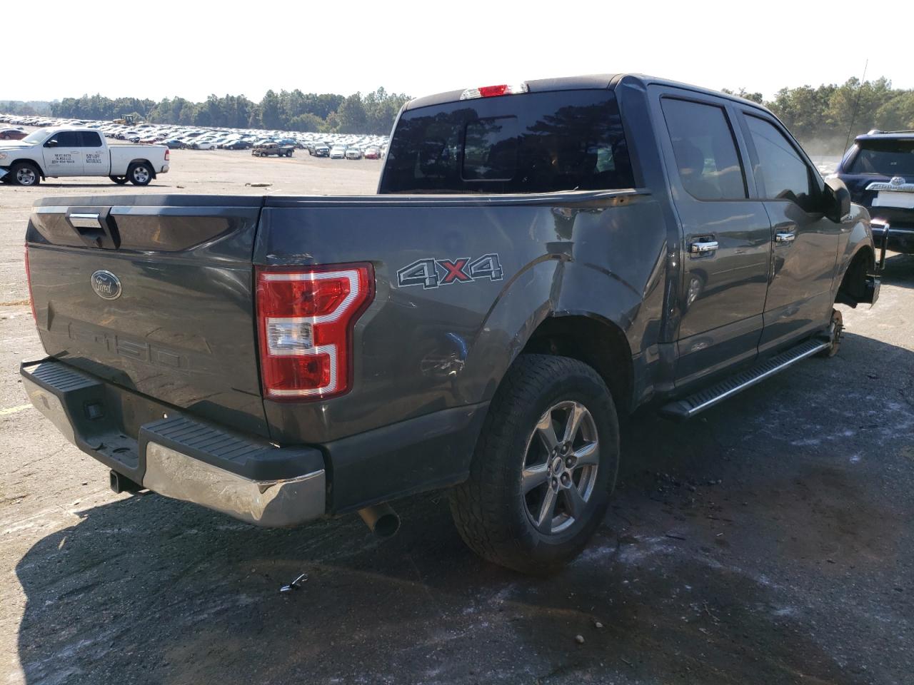 2020 Ford F-150 VIN 1FTEW1E56LKE09949 Copart auction photo, side / undercarriage damage thumbnail 3