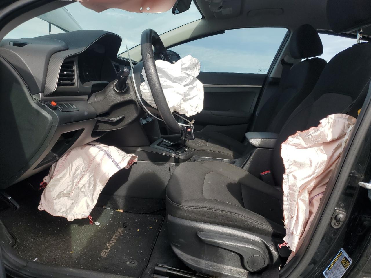 2019 Hyundai Elantra VIN 5NPD74LF1KH436589 Copart auction photo, all over / rear end damage thumbnail 7