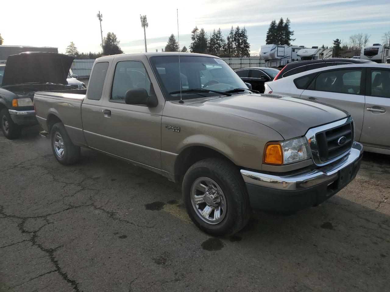 2004 Ford Ranger VIN 1FTYR44E24TA20163 Copart auction photo, rear end damage thumbnail 4