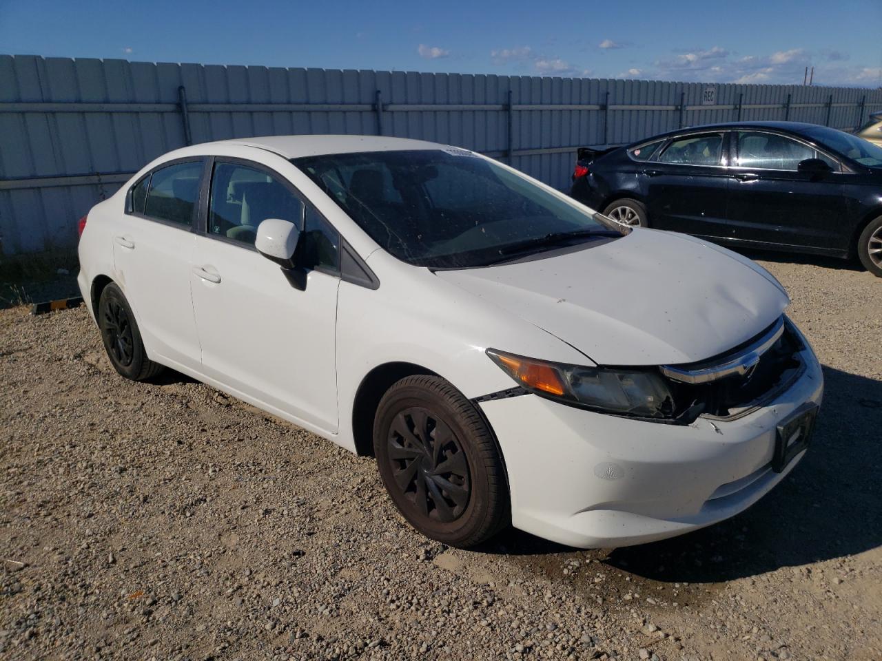 2012 Honda Civic VIN 2HGFB2F55CH601585 Copart auction photo, front end damage thumbnail 4