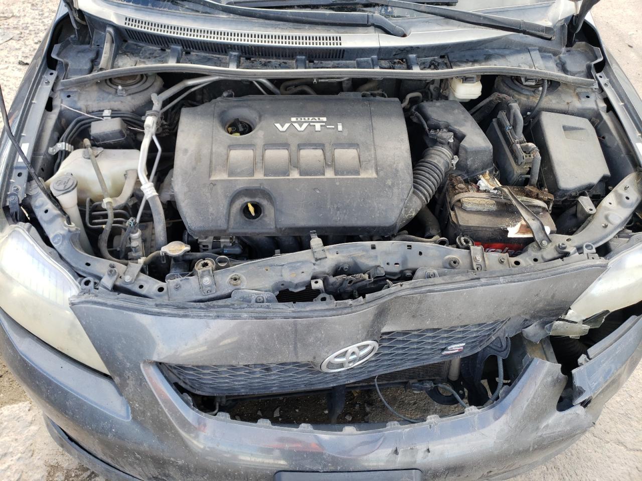 2010 Toyota Corolla VIN 1NXBU4EE7AZ180401 Copart auction photo, front end / rear end damage thumbnail 11