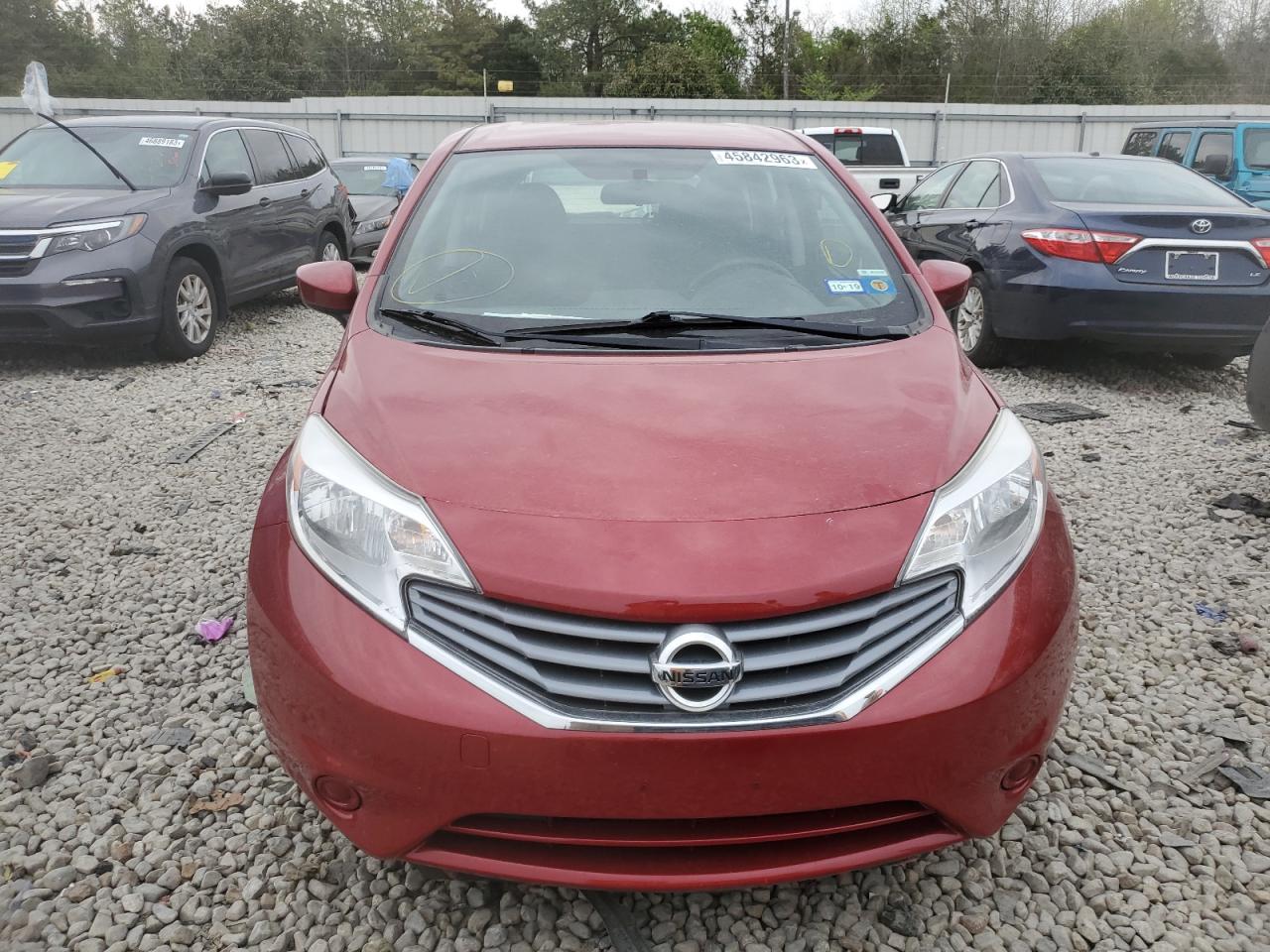 2015 Nissan Versa VIN 3N1CE2CP4FL374189 Copart auction photo, minor dent/scratches / normal wear damage thumbnail 5