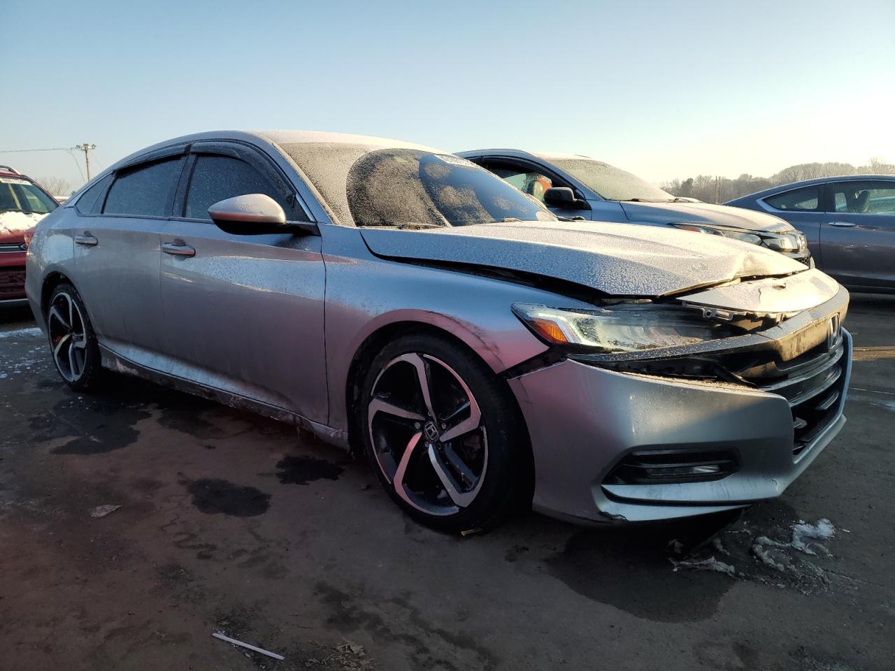 2018 Honda Accord VIN 1HGCV1F32JA038462 Copart auction photo, front end damage thumbnail 4