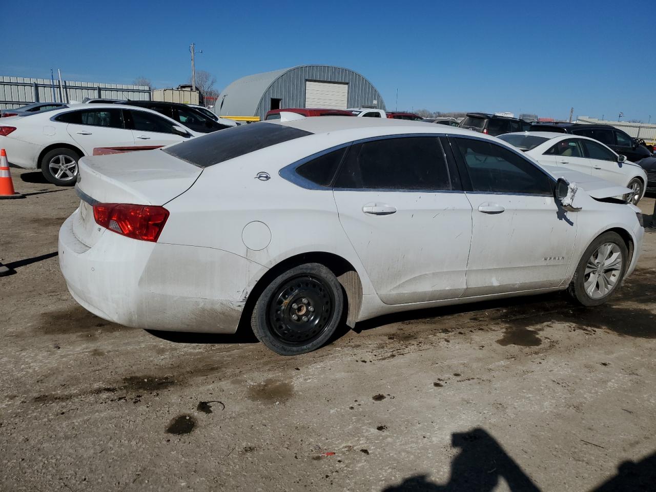 2015 Chevrolet Impala VIN 2G1115SLXF9184893 Copart auction photo, front end damage thumbnail 3