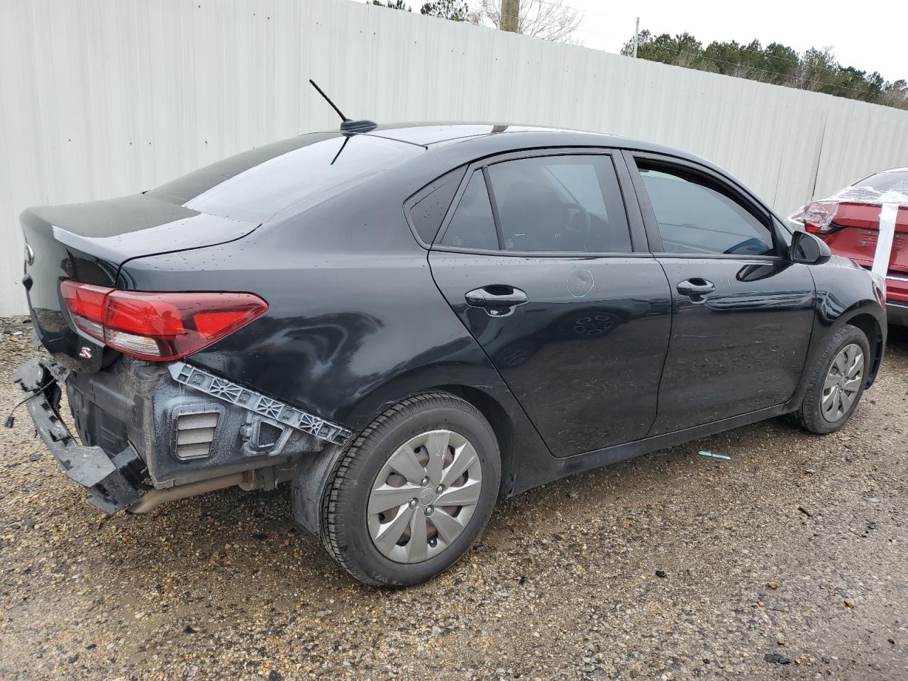 2019 KIA Rio VIN 3KPA24AB7KE226228 Copart auction photo, rear end / minor dent/scratches damage thumbnail 3