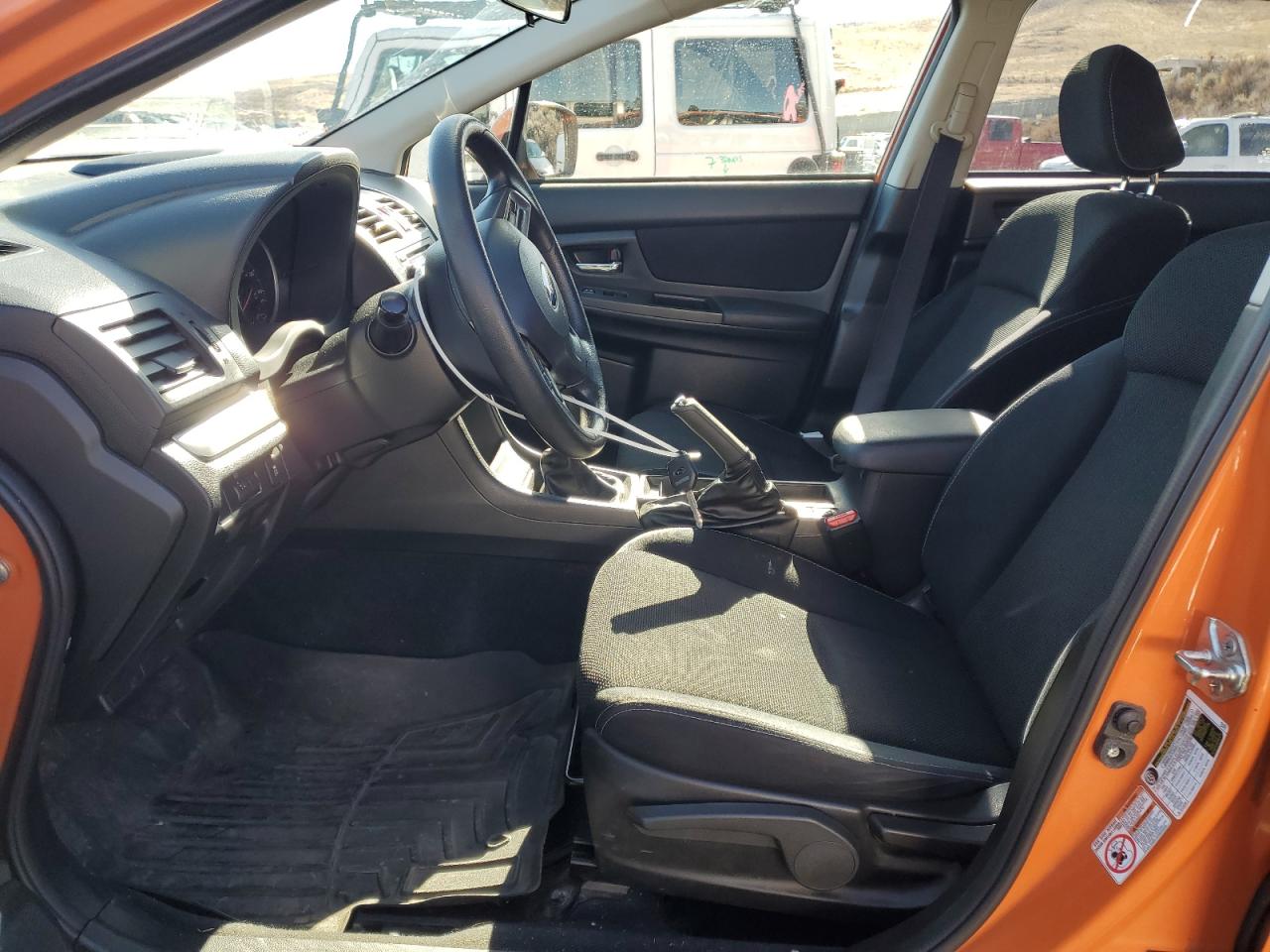 2014 Subaru XV VIN JF2GPACC7EG322401 Copart auction photo, rear end / top/roof damage thumbnail 7