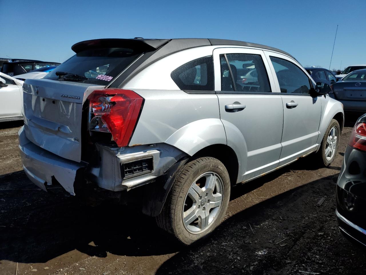 2009 Dodge Caliber VIN 1B3HB48A59D148847 Copart auction photo, rear end / side damage thumbnail 3