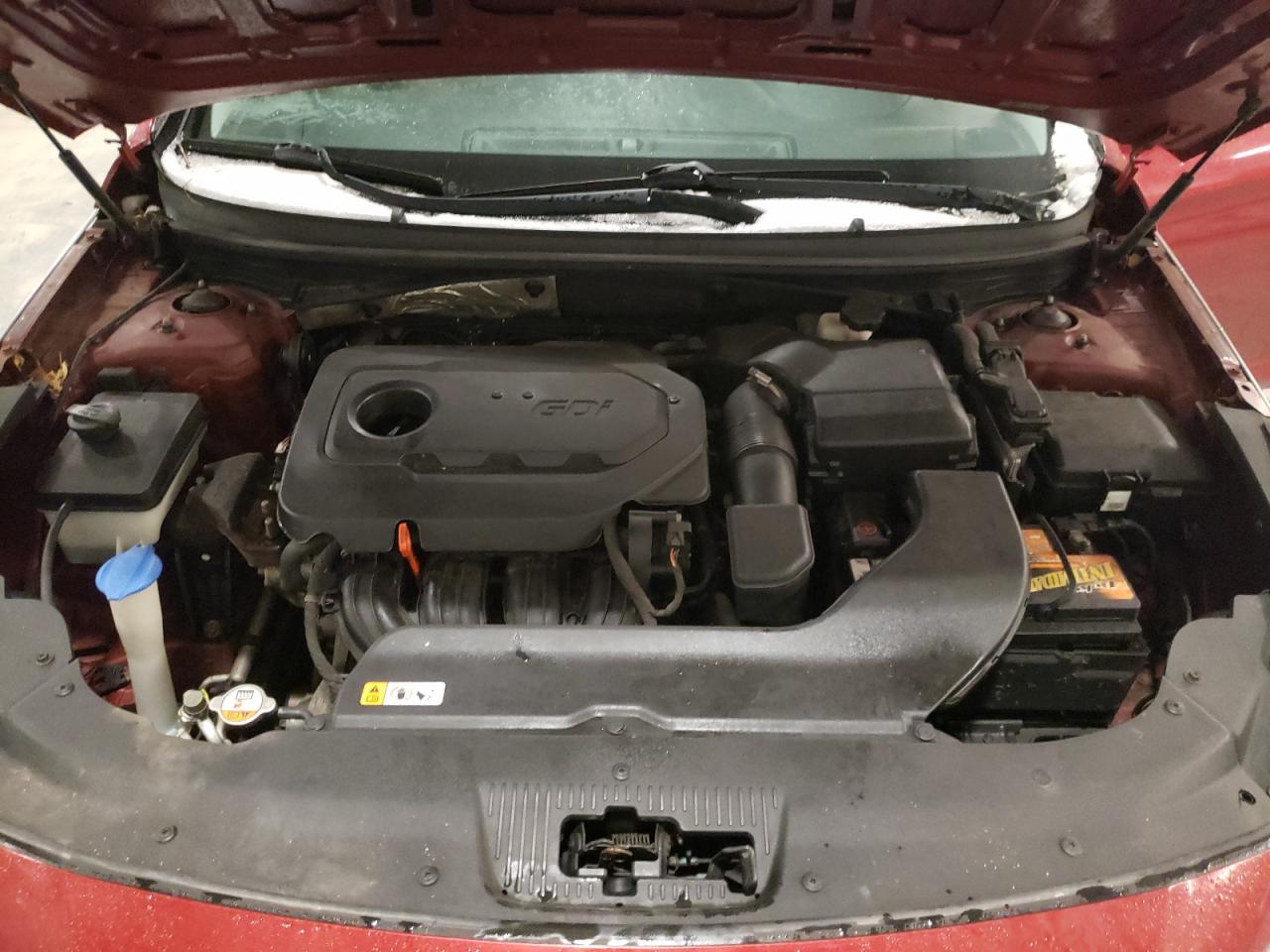 2015 Hyundai Sonata VIN 5NPE24AF4FH021939 Copart auction photo, vandalism damage thumbnail 11