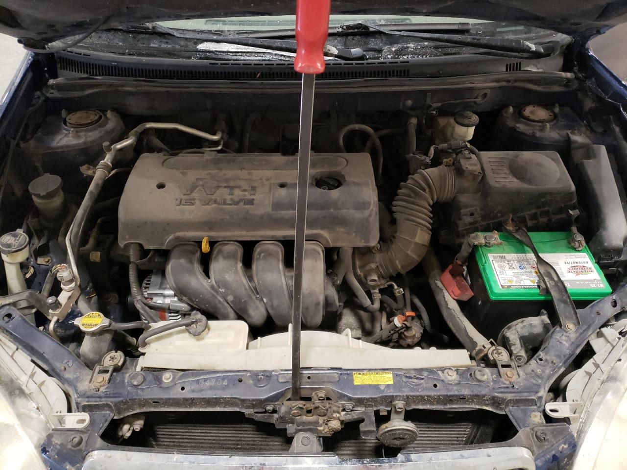 2006 Toyota Corolla VIN 1NXBR32E36Z717594 Copart auction photo, front end / side damage thumbnail 11