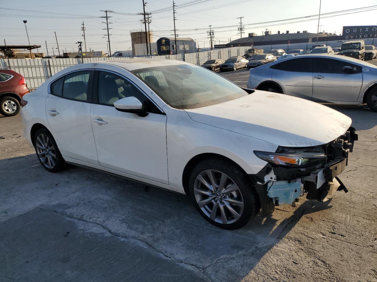 2024 Mazda 3 VIN 3MZBPACM1RM424481 Copart auction photo, front end damage thumbnail 4