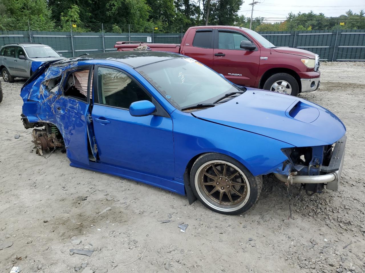 2008 Subaru WRX VIN JF1GH75678G812126 Copart auction photo, all over damage thumbnail 4