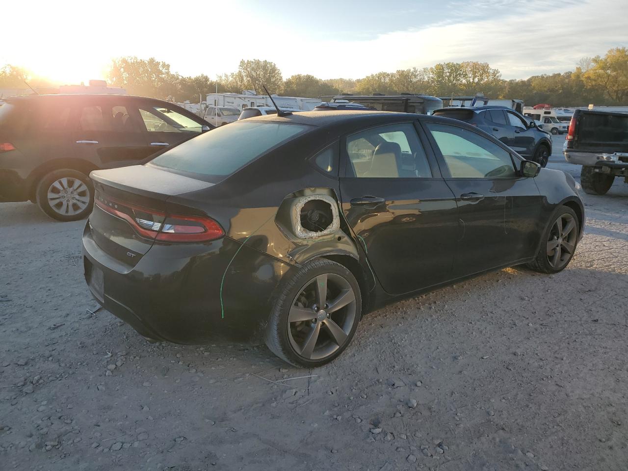 2016 Dodge Dart VIN 1C3CDFEB5GD607694 Copart auction photo, side / minor dent/scratches damage thumbnail 3