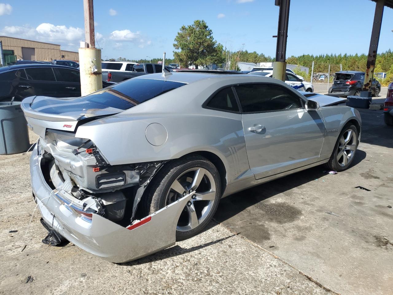 2012 Chevrolet Camaro VIN 2G1FC1E37C9129026 Copart auction photo, front end / rear end damage thumbnail 3