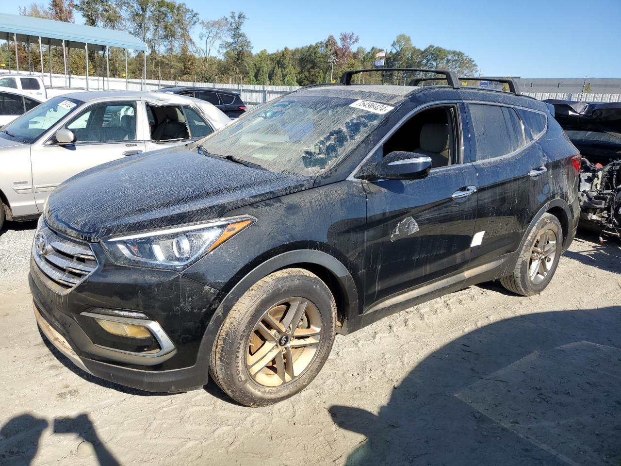 2017 Hyundai Santa Fe VIN 5XYZUDLB3HG482016