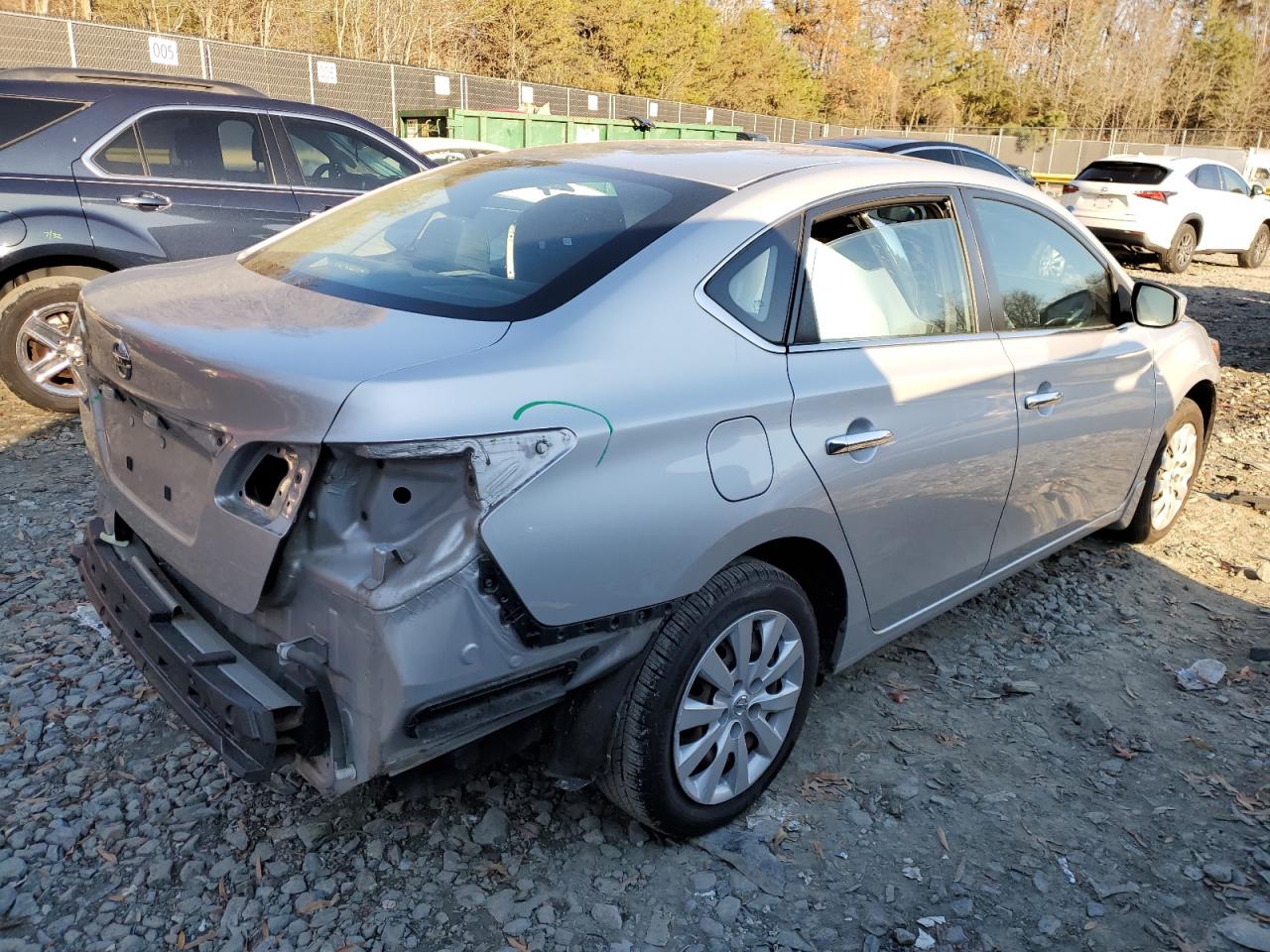 2018 Nissan Sentra VIN 3N1AB7AP3JY344080 Copart auction photo, rear end / front end damage thumbnail 3