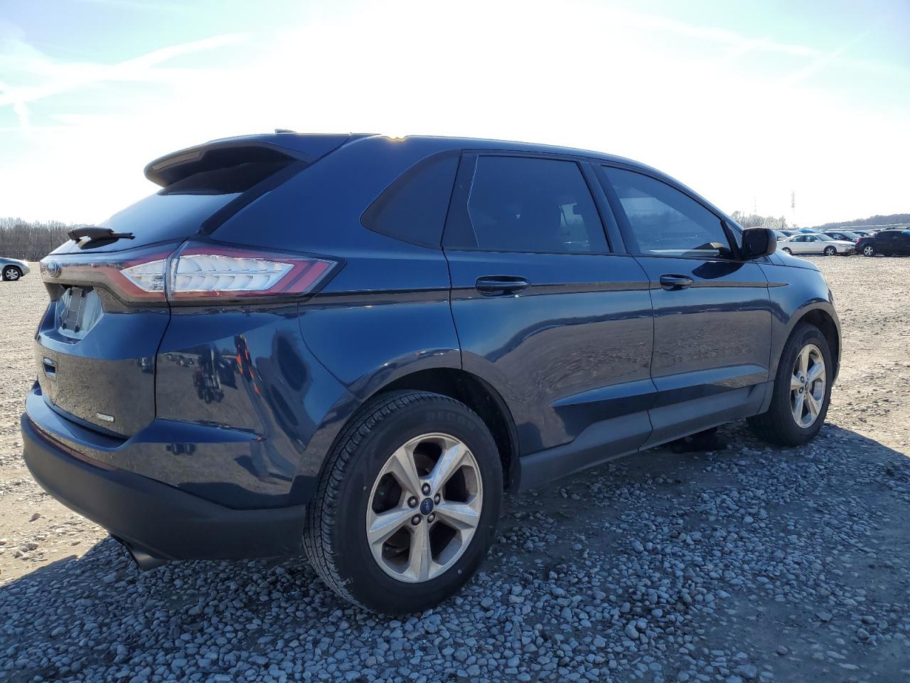 2017 Ford Edge VIN 2FMPK3G9XHBC47627 Copart auction photo, front end / side damage thumbnail 3